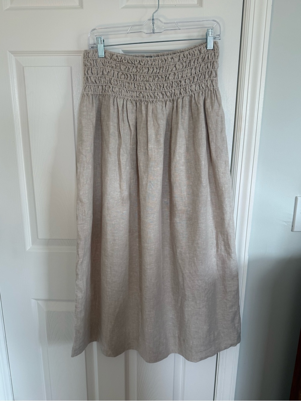 NWT Rails Alessa Skirt in Heathered Flax - Size Medium - 100% Linen - Picture 2 of 4